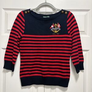 Lauren Ralph Lauren Nautical Anchor Sweater